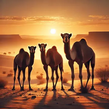 tres camellos