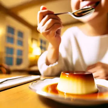 comer flan