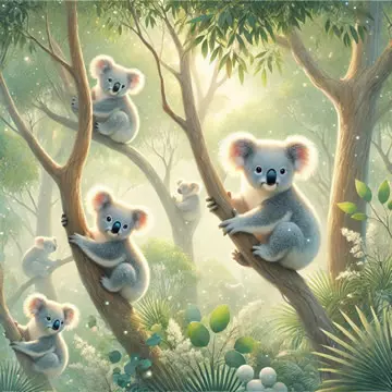 koalas en la naturaleza