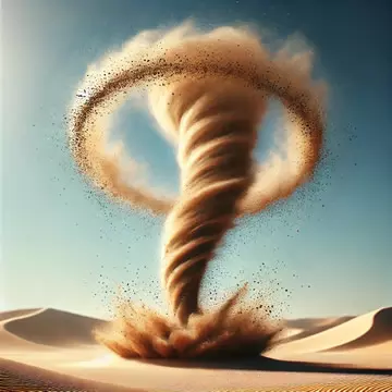 tornado de arena