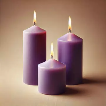 velas moradas