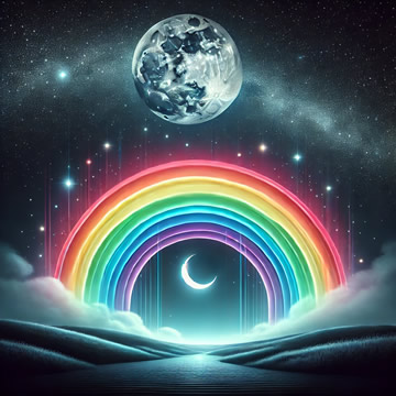 arcoiris de noche