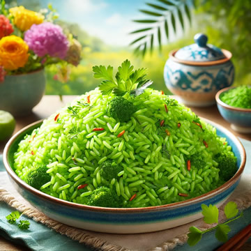 arroz verde
