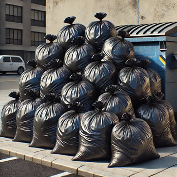 bolsas de basura negras