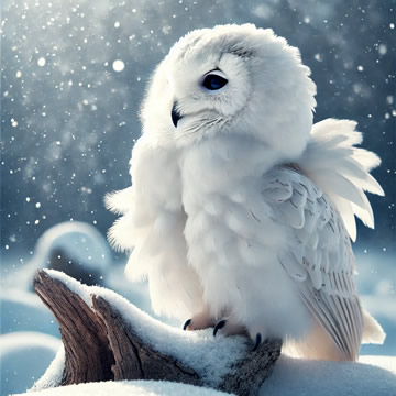 búho blanco