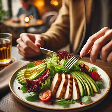 ensalada de pollo