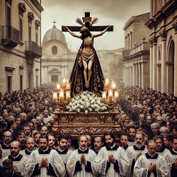 procesión de Jesús