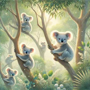 koalas en la naturaleza