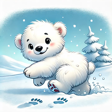 oso polar bebé