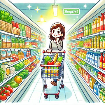 ir de compras al supermercado