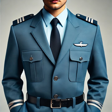 uniforme azul